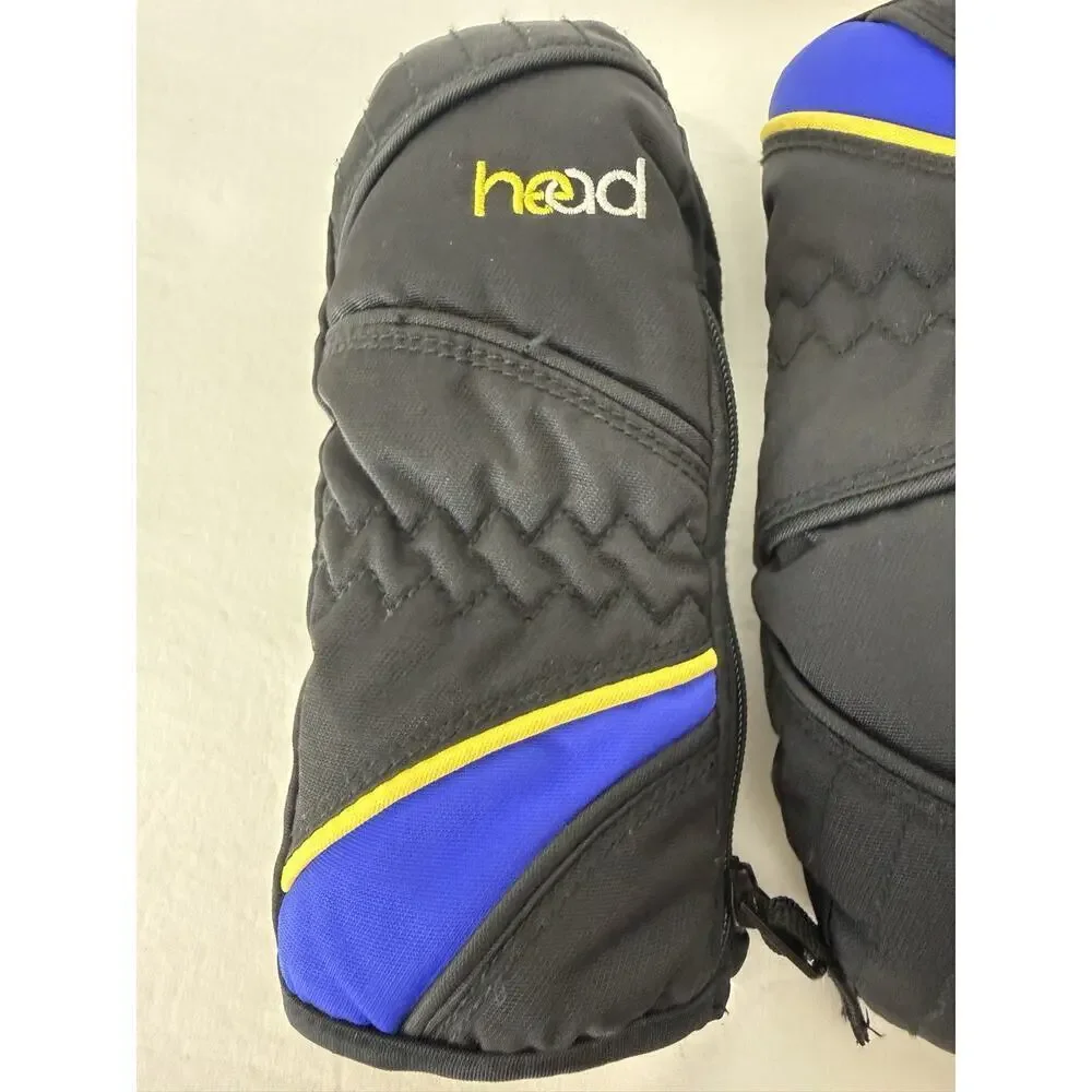HEAD Toddler Mittens Black/Blue Size XXS – Excellent Pre-Owned Condition